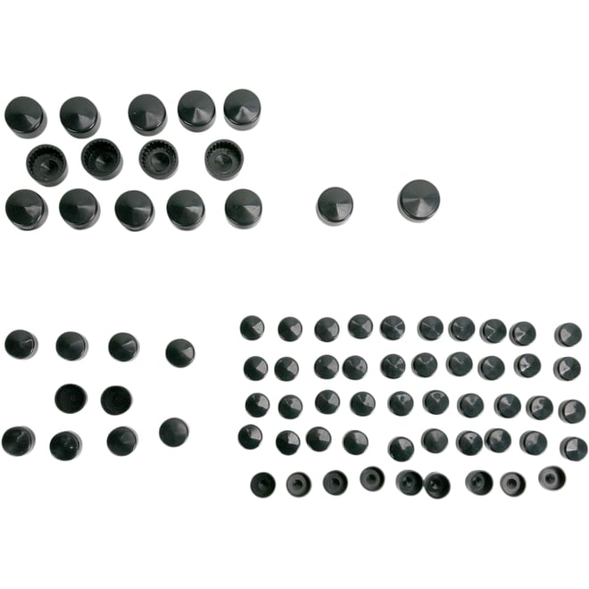 Drag specialties Bolt Covers - Black