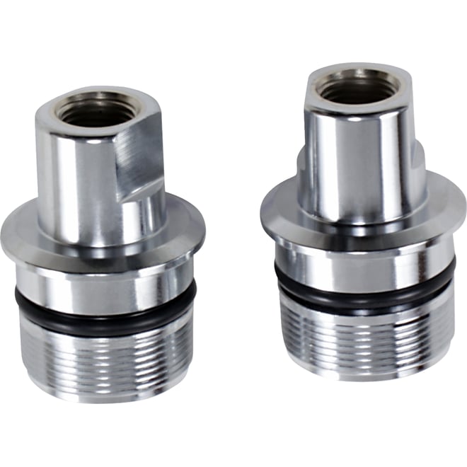 Drag specialties Lower Fork Tube Cap - Chrome
