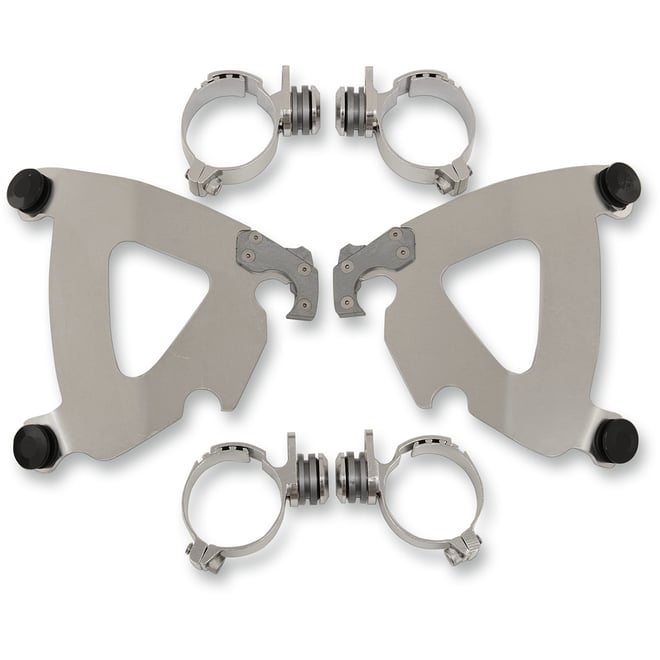 Memphis shades Road Warrior Mounting Kit - Polished - FXDWG Memphis shades Road Warrior Mounting Kit - Polished - FXDWG
