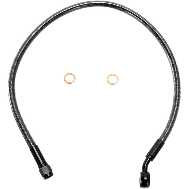 Magnum shielding Brake Line - 10mm-35° - 22" - Black Pearl