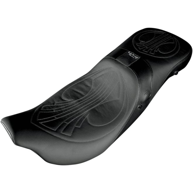 Danny gray Airhawk Weekday 2Up XL Seat - no Backrest Receptacle - Drag Stitch - Air - FL '08-'23