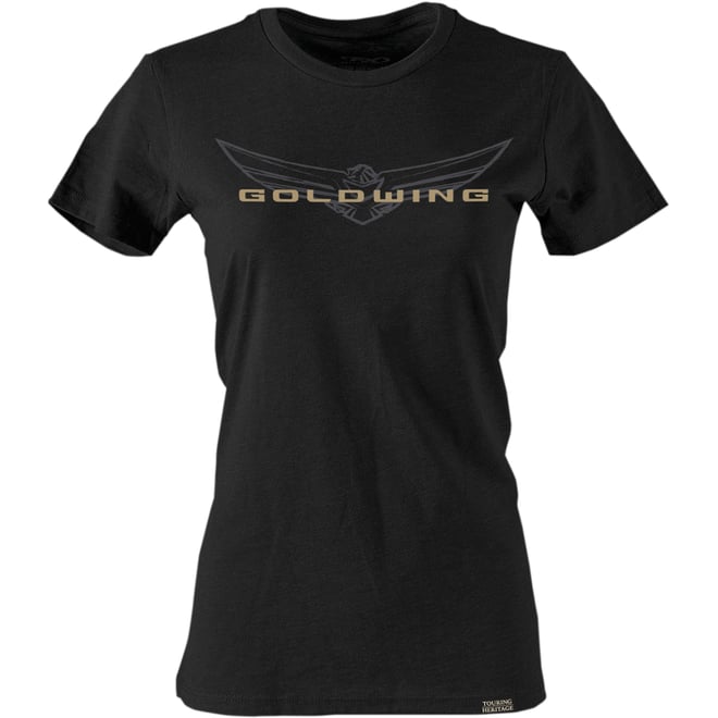 Factory Effex Women's Goldwing Sketched T Shirt Black 