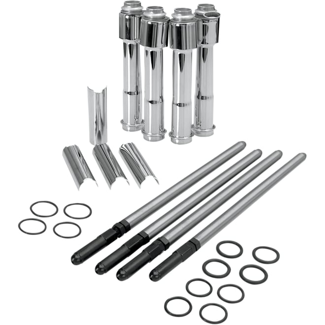 S&s cycle Adjustable Pushrod Cover Kit - XL S&s cycle Adjustable Pushrod Cover Kit - XL
