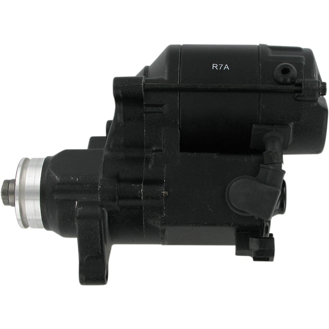 Terry components Starter Motor - Harley Davidson - Black Wrinkle