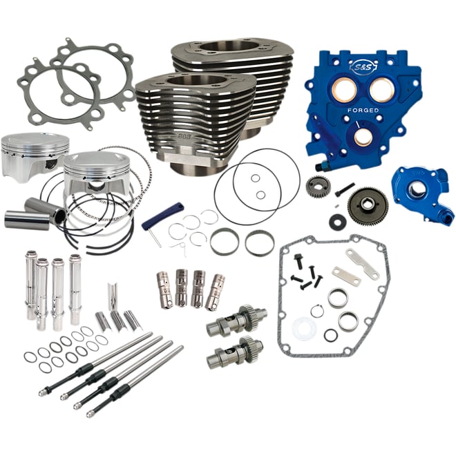 S&s cycle 110" Power Package Performance Kit - Gear Drive - Black