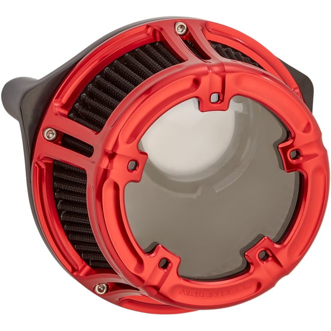 Arlen ness Method™ Clear Series Air Cleaner - Red Arlen ness Method™ Clear Series Air Cleaner - Red
