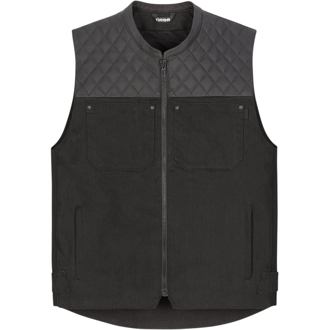 Icon Chamonix Denim Vest Black Icon Chamonix Denim Vest Black