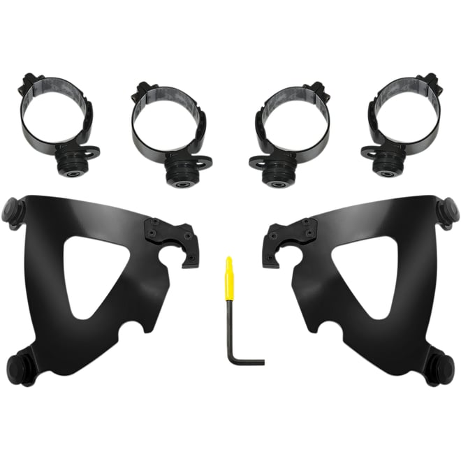 Memphis shades Road Warrior Mounting Kit - Black - FLSB