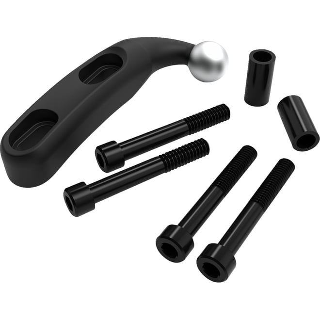 Ciro Drink Holder - Gen 2 - Chrome - Black Perch Mount Ciro Drink Holder - Gen 2 - Chrome - Black Perch Mount