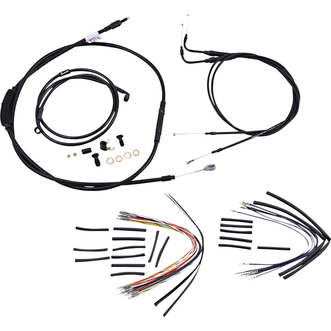 Burly brand Control Kit - 18" Ape Hanger Handlebars