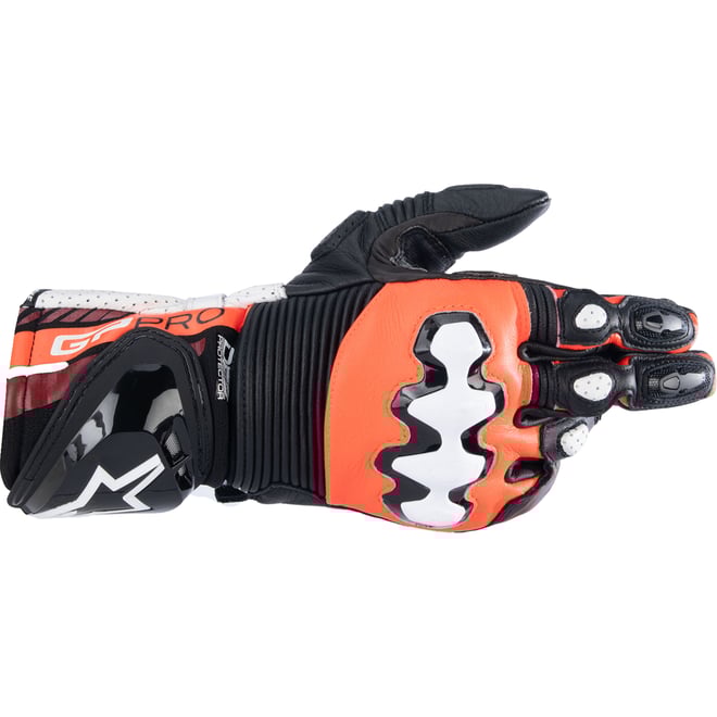 Alpinestars GP Pro R4 Gloves Black/Fluo Red/White 
