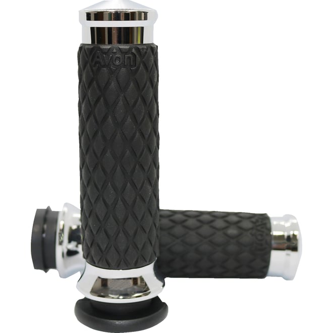 Avon grips Grips - Diamond Contour - Chrome - TBW