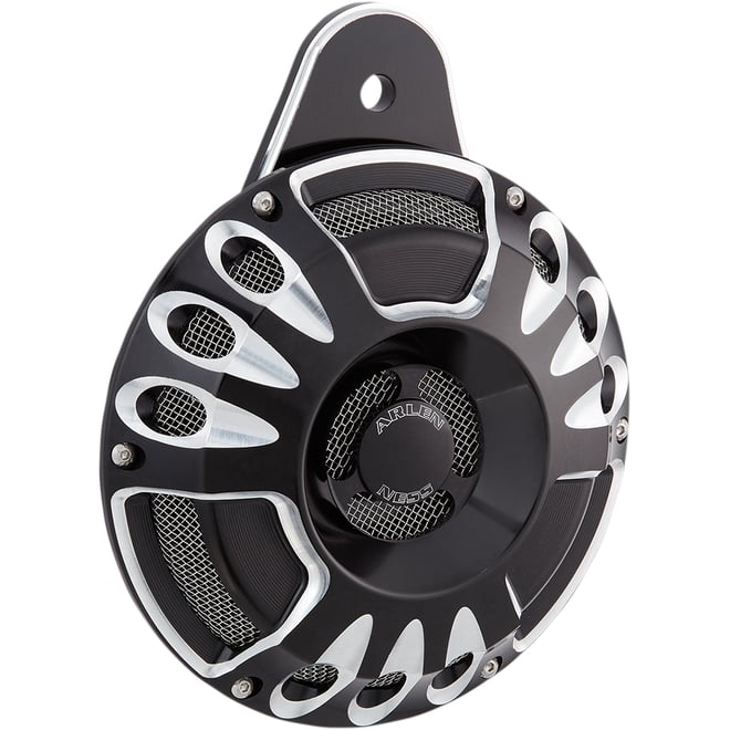 Arlen ness Custom Horn - Deep/Cut - Black