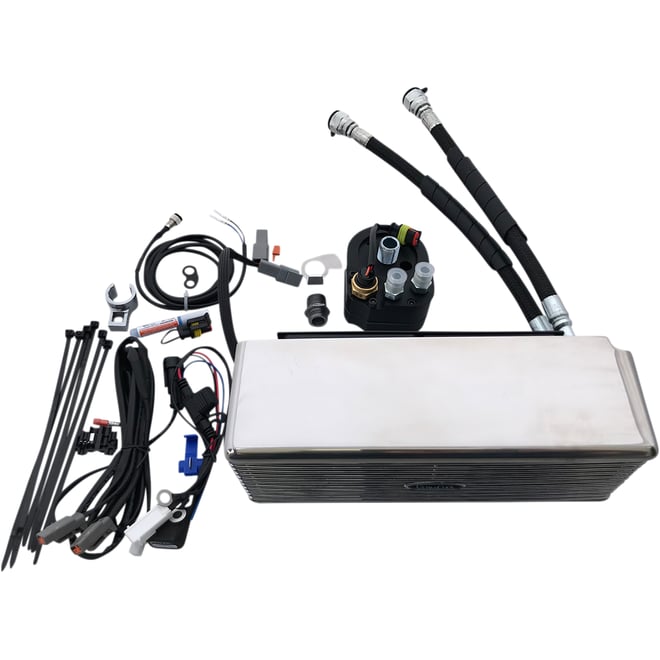 Ultracool Oil Cooler Kit - Chrome