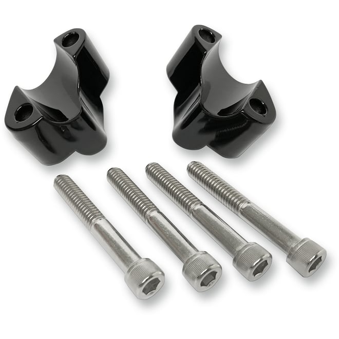 La choppers Extension Risers - 1" - Forty Eight - Black