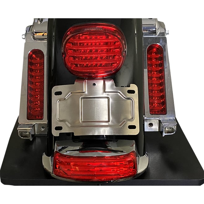 Custom dynamics License Plate Mount/Relocation - Chrome