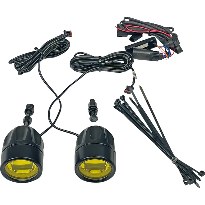 Custom dynamics Fog Light - Black - Yellow Lens Custom dynamics Fog Light - Black - Yellow Lens
