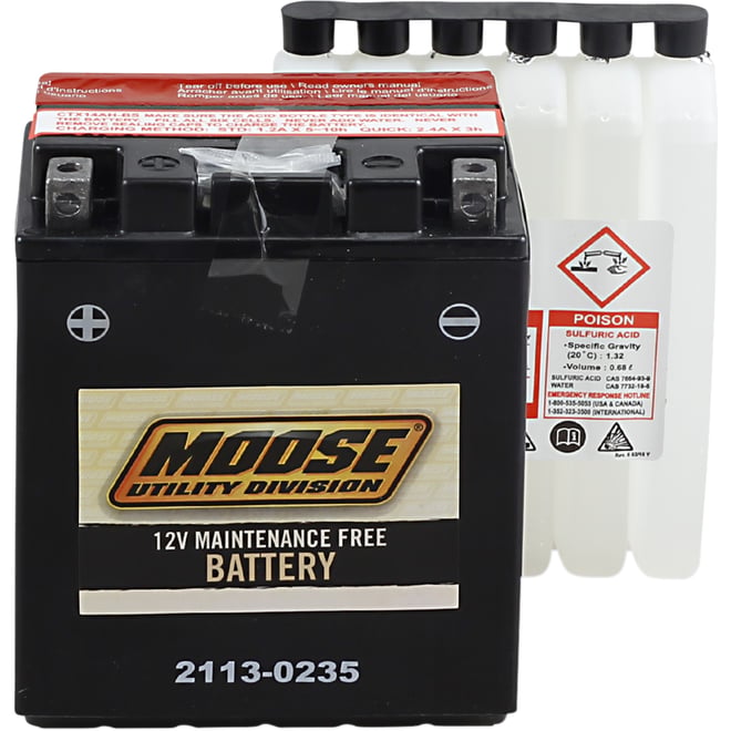 Moose utility AGM Battery - YTX14AH-BS