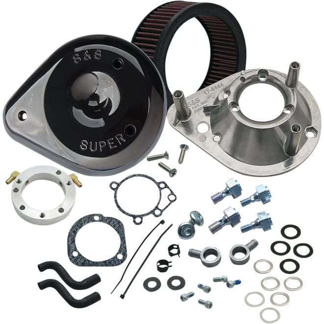 S&s cycle Teardrop Air Cleaner Kit - Gloss Black S&s cycle Teardrop Air Cleaner Kit - Gloss Black