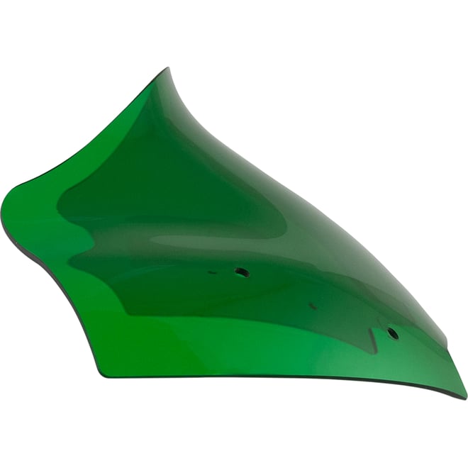 Klock werks Kolor Flare™ Windshield - 10" - Green - FLTR