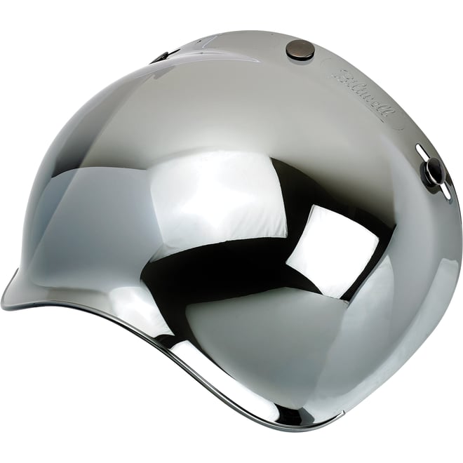 Biltwell Bubble Shield - Chrome Mirror