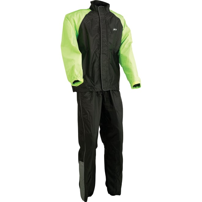 Z1R 2 Piece Rainsuit Black/Hi Vis Z1R 2 Piece Rainsuit Black/Hi Vis