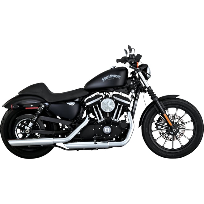 Vance & hines 3" Twin Slash Slip-On Muffler - Chrome Vance & hines 3" Twin Slash Slip-On Muffler - Chrome