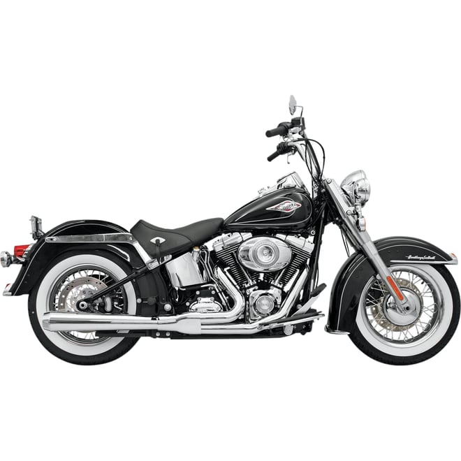 Bassani xhaust 2:1 Exhaust - Chrome - Long - Softail