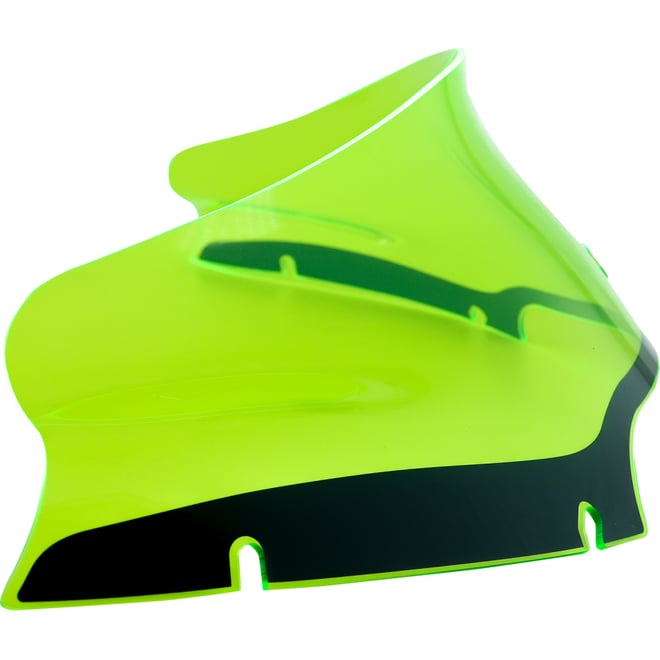 Klock werks Kolor Flare™ Windshield - 6" - Green Ice - FLTR