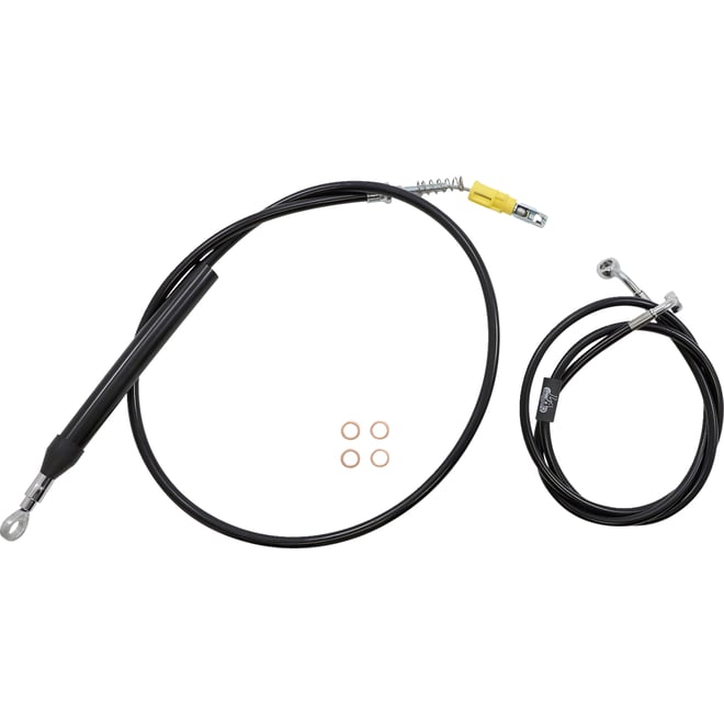 La choppers Handlebar Cable/Brake Line Kit - Quick Connect - Complete - 18" - 20" Handlebars - Black Vinyl La choppers Handlebar Cable/Brake Line Kit - Quick Connect - Complete - 18" - 20" Handlebars - Black Vinyl
