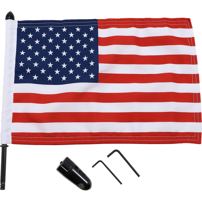 Pro pad Flag Mount - Pinnacle Luggage Rack - 13" Pole - 10" X 15" Flag