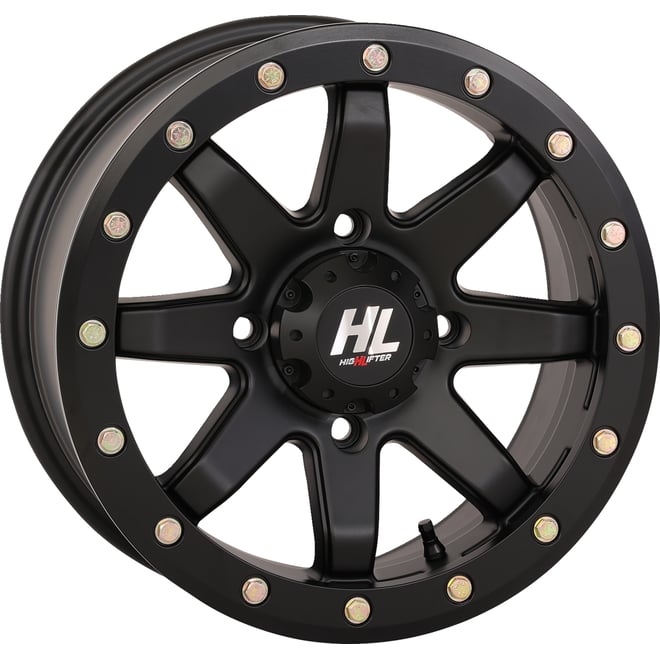 High lifter Wheel - HL9 Beadlock - Rear - Matte Black - 15x10 - 4/156 - 5+5