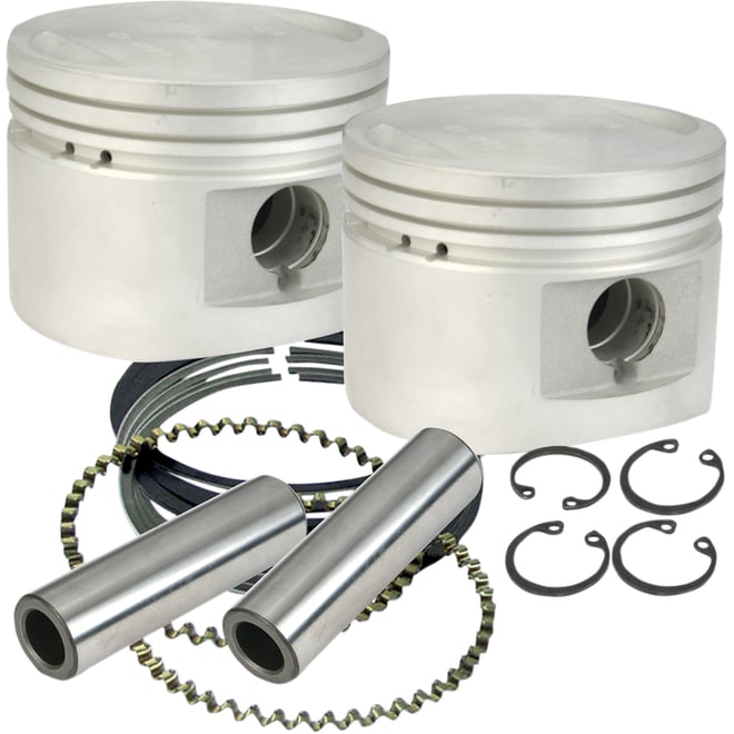 S&s cycle Piston Kit - for 80" Stock or S&S Heads - 3.5" - +.020 S&s cycle Piston Kit - for 80" Stock or S&S Heads - 3.5" - +.020