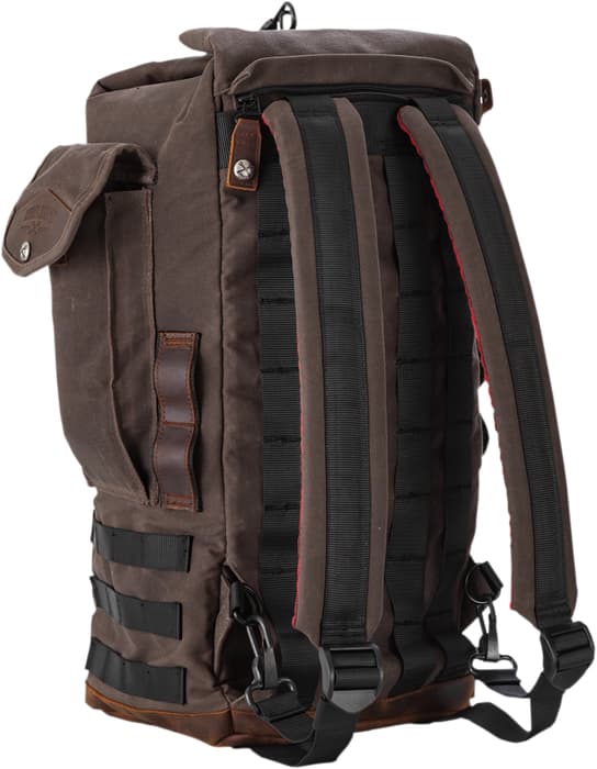 Burly brand Sissy Bar Backpack - Dark Oak