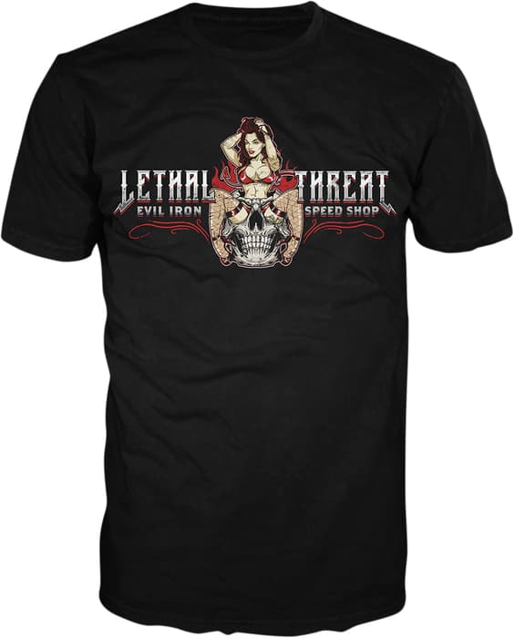 Lethal Threat Evil Iron T Shirt Black 