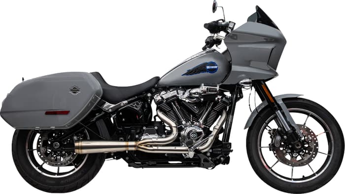 Trask 2-into-1 Assault Exhaust System - Stainless Steel - Softail M8