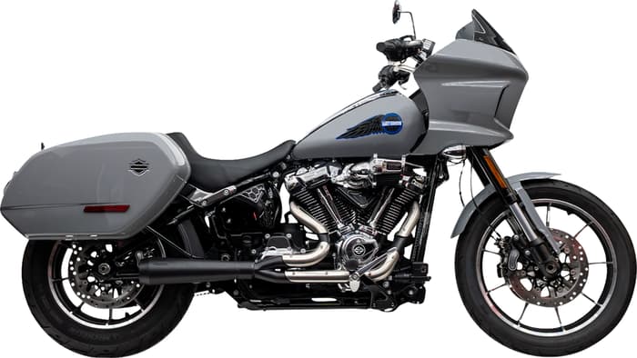 Trask 2-into-1 Assault Exhaust System - Black - Softail M8